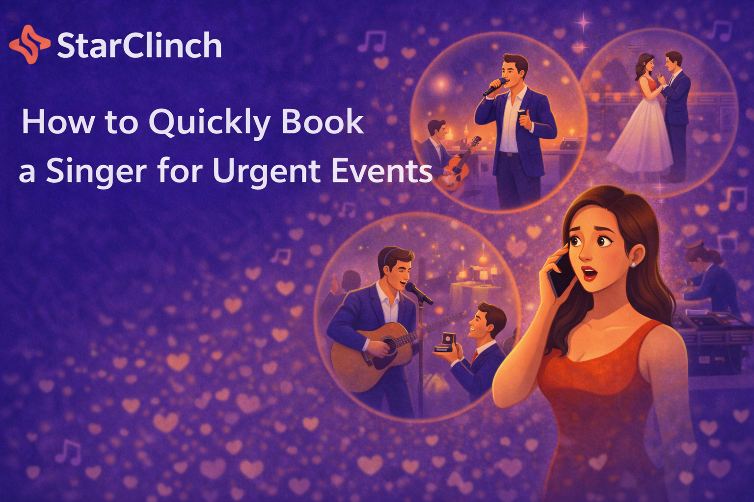 How to Quickly Book a Live Singer for Urgent Events