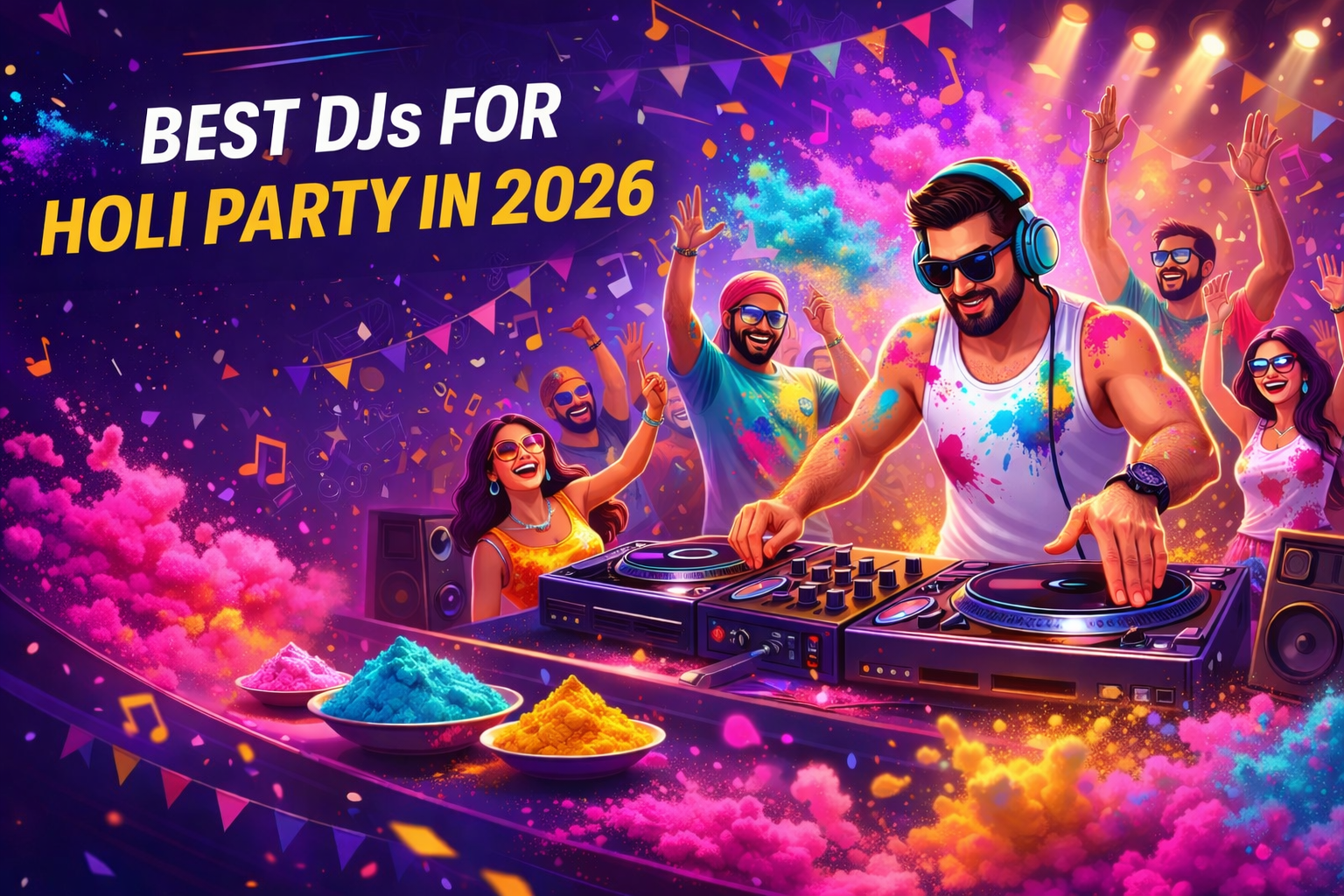 From Bollywood to EDM: Best DJs for Holi party in 2026