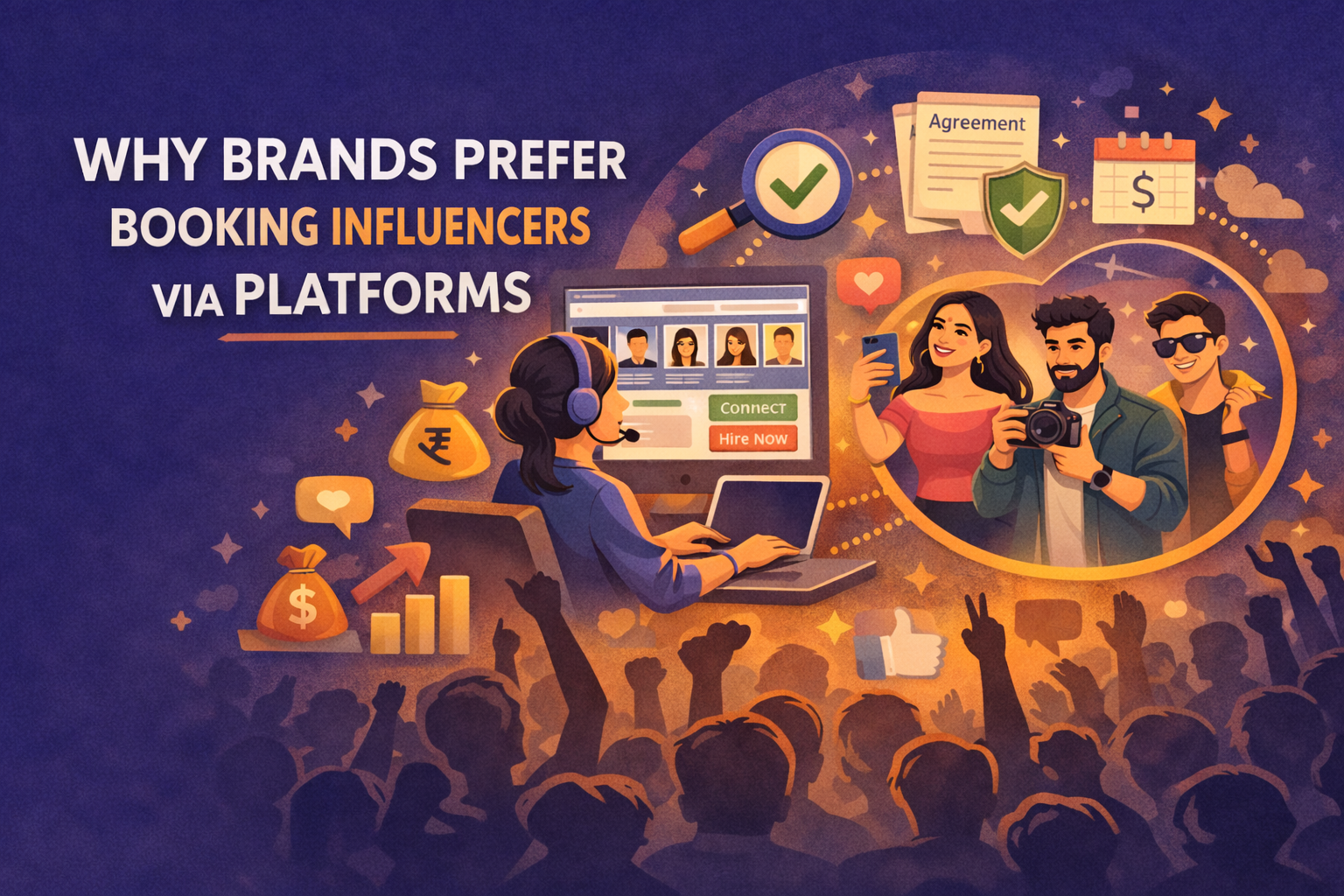 Why Brands Prefer Booking Influencers via Platforms