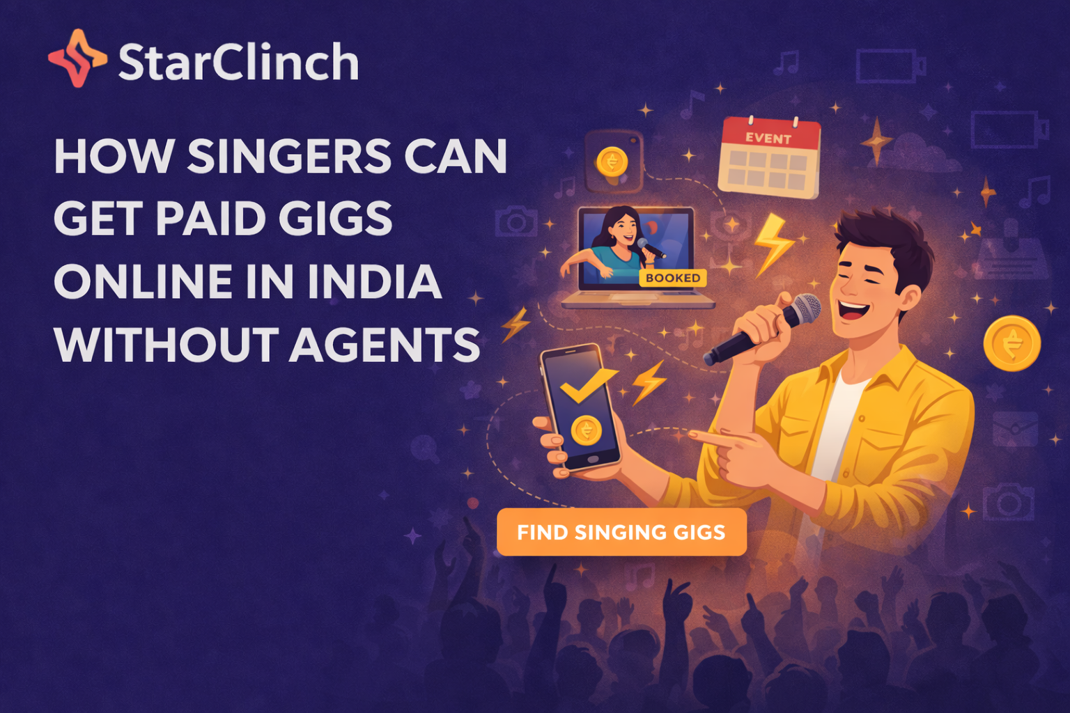 How Singers Can Get Paid Gigs Online in India Without Agents