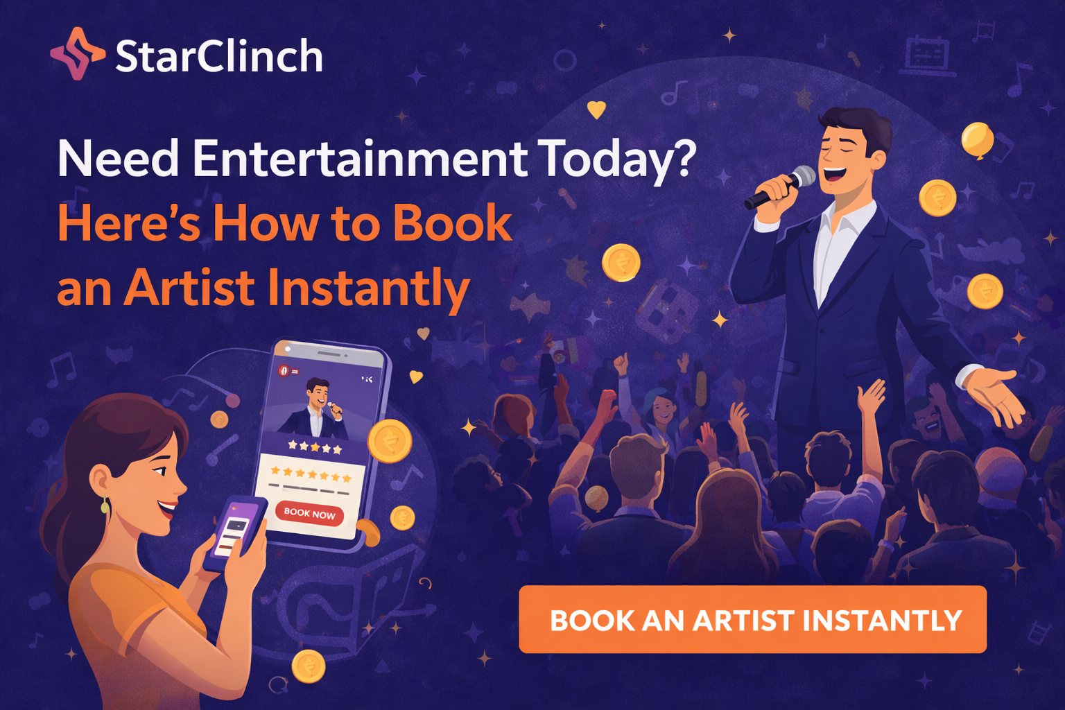 Need Entertainment Today? Here’s How to Book an Artist Instantly