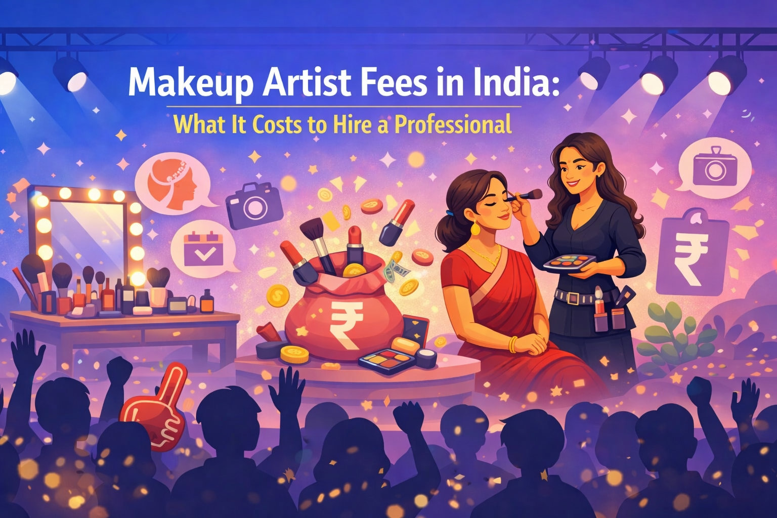 Makeup Artist Fees in India: What It Costs to Hire a Professional