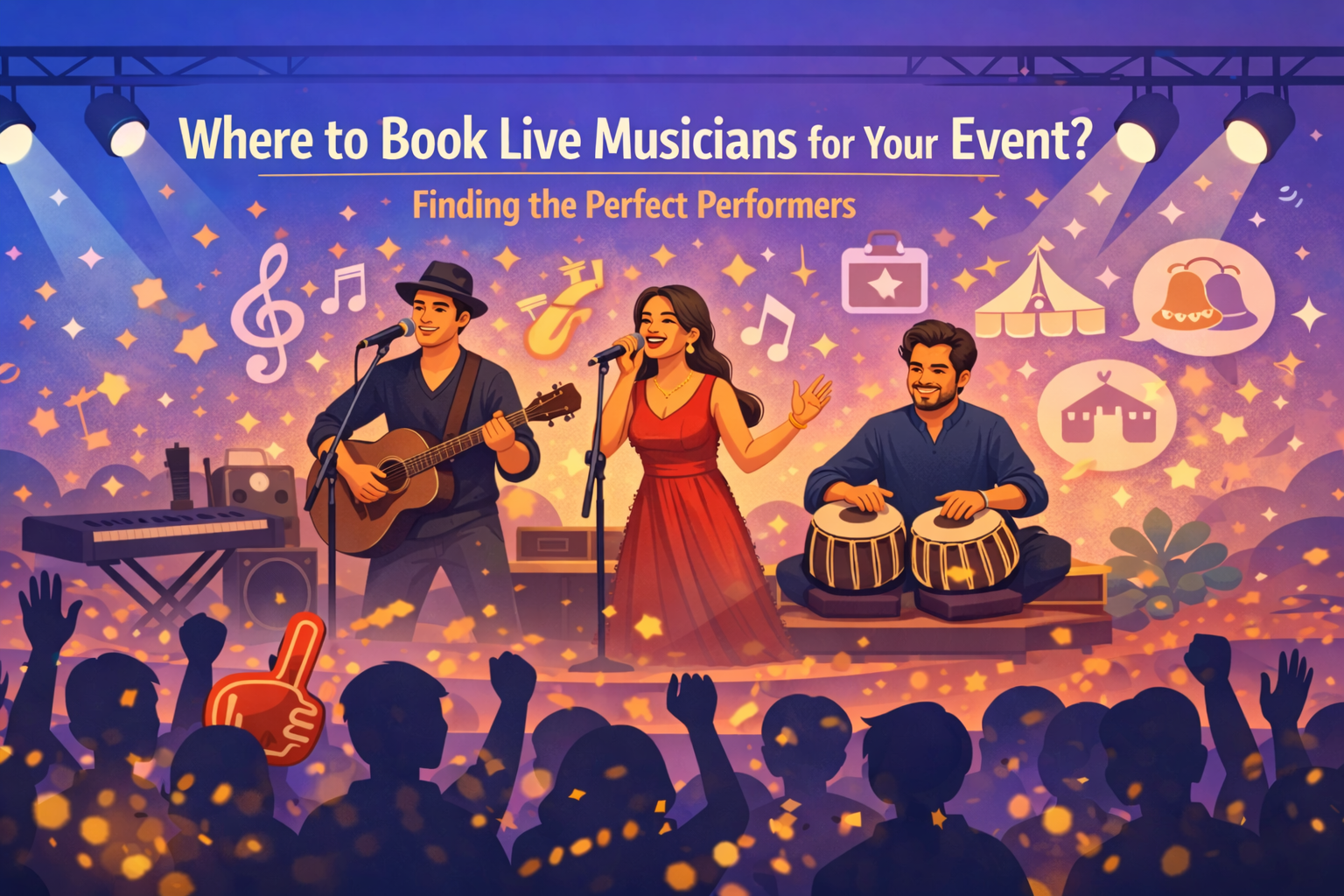 Where to Book Live Musicians for Your Event?
