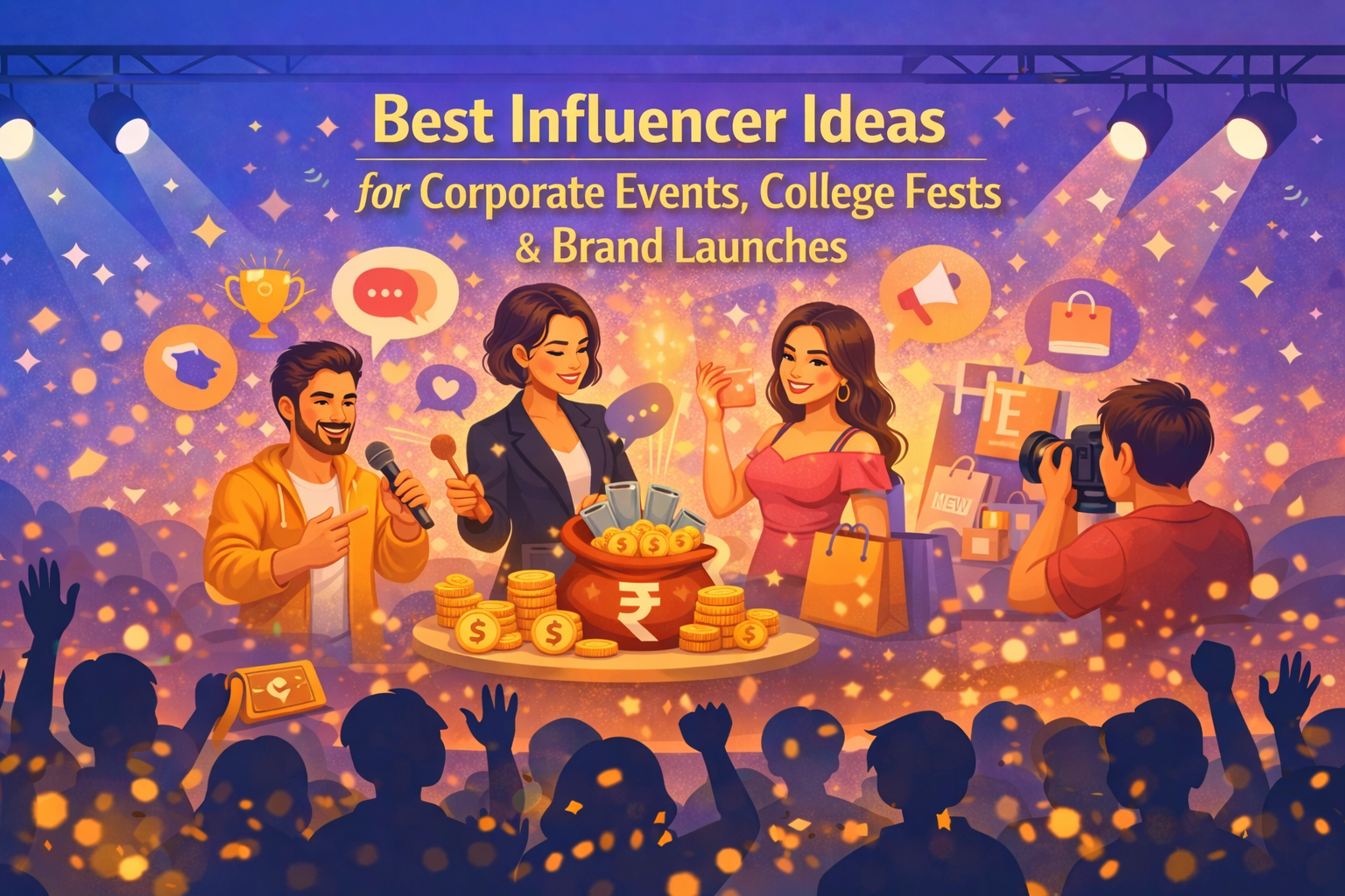 Best Influencer Ideas for Corporate Events, College Fests & Brand Launches