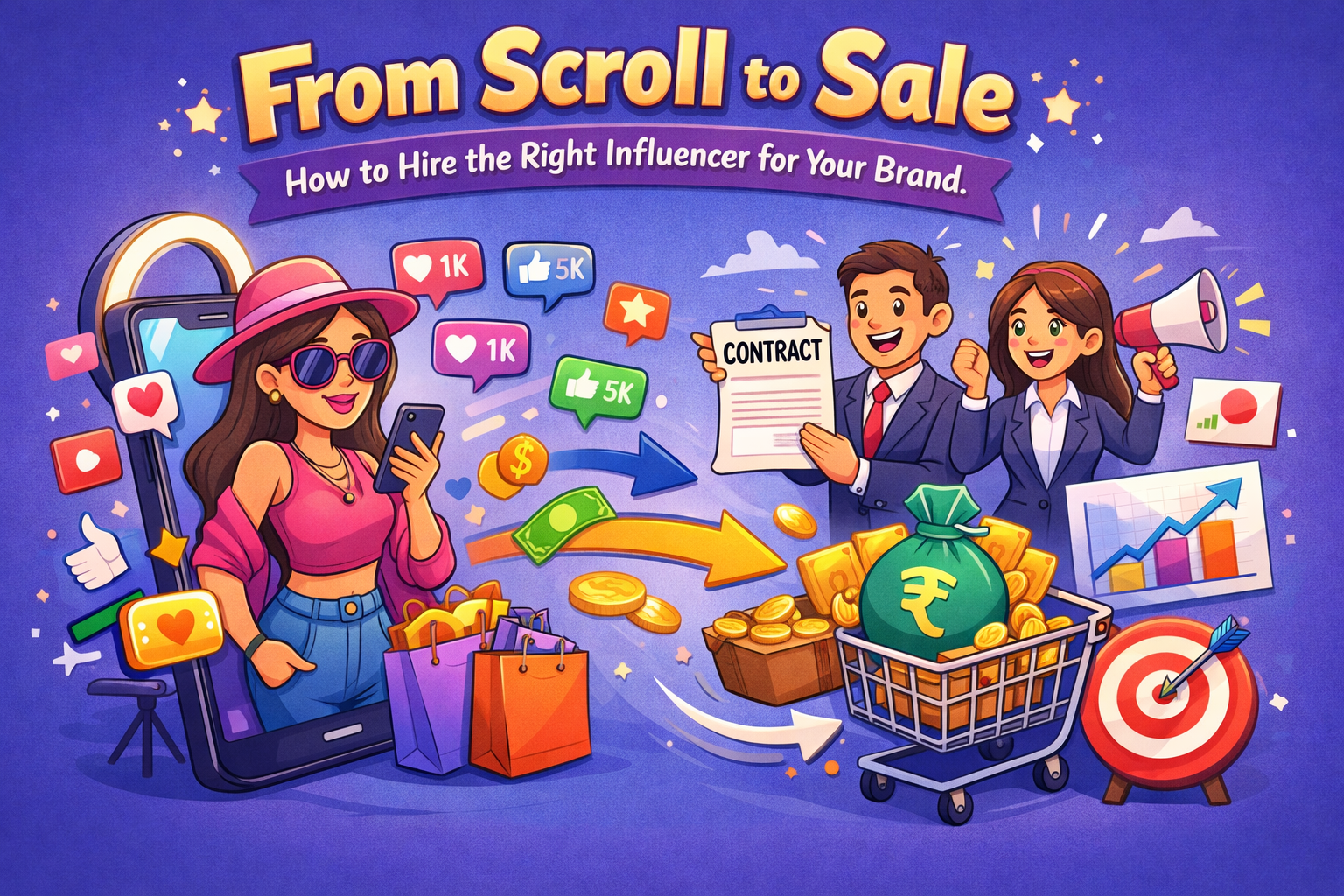 How to Hire the Best Influencer for Your Brand: From Scroll to Sale