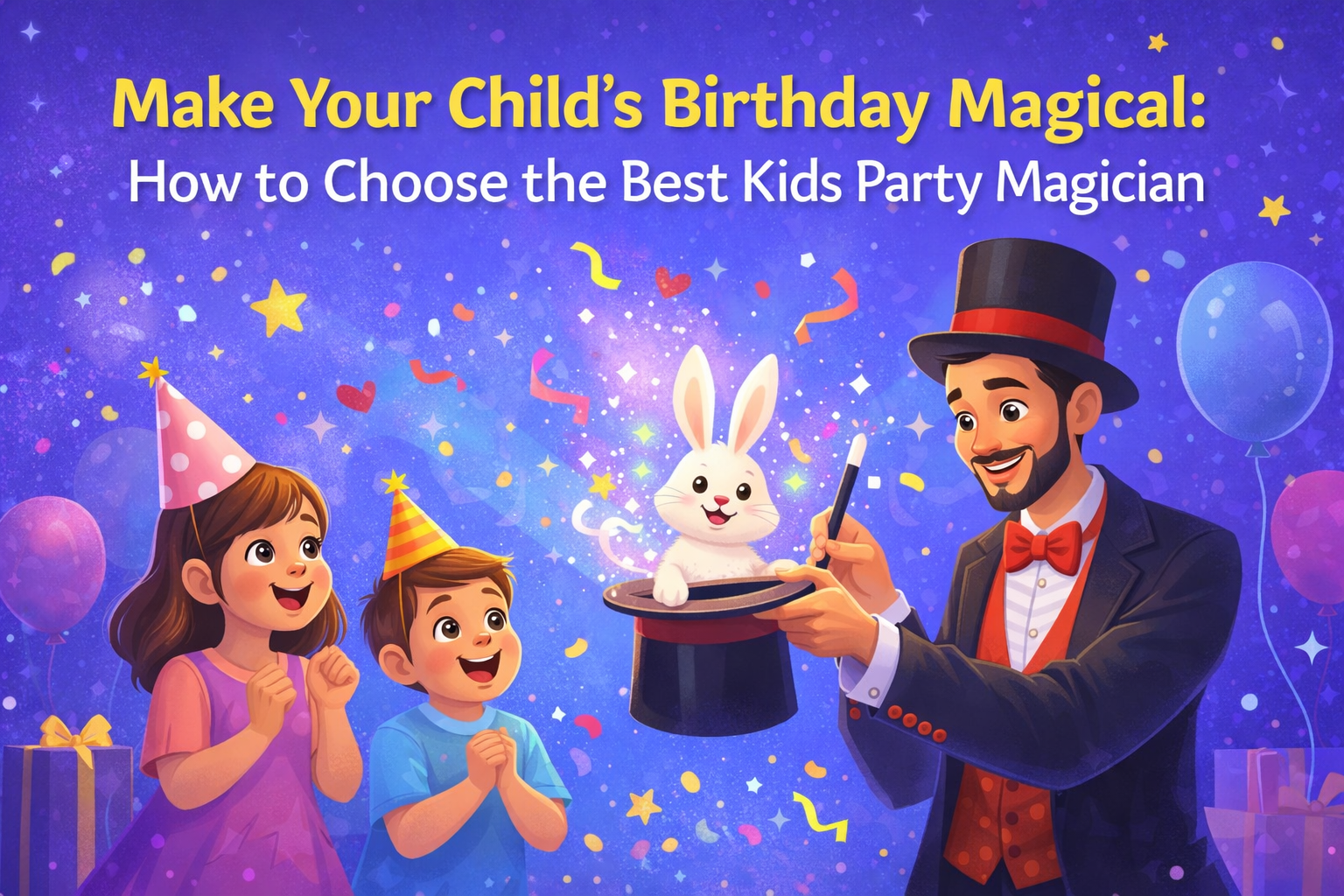 Make Your Child’s Birthday Magical: How to Choose the Best Kids Party Magician