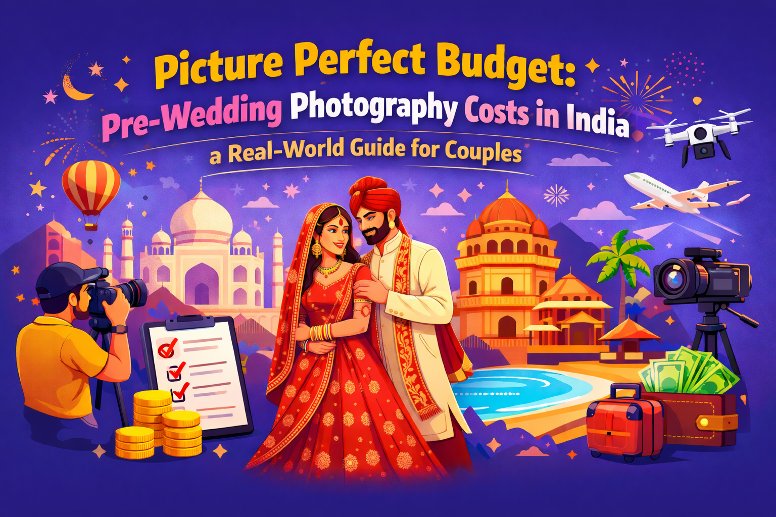 Picture Perfect Budget: Pre-Wedding Photography Costs in India, a Real-World Guide for Couples