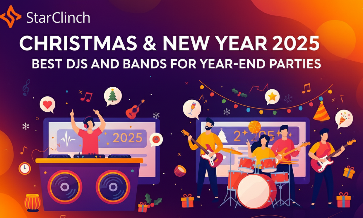 Christmas & New Year 2025: Best DJs and Bands for Year-End Parties