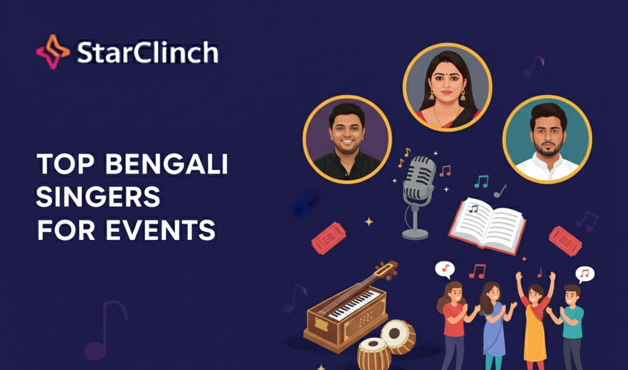 Book the Best Bengali Singers Online for Events, Parties & Concerts