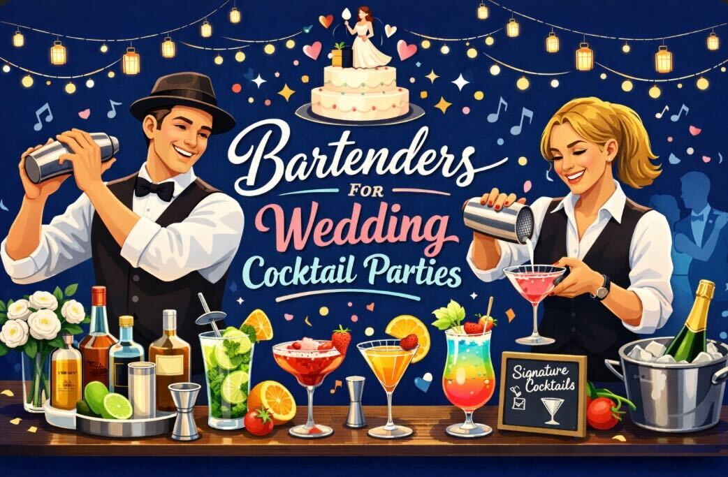 Shake, Stir, Celebrate: Your Wedding Bartender Booking Guide