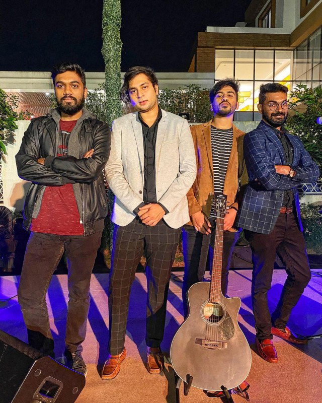 Seher Band Posing for the picture.