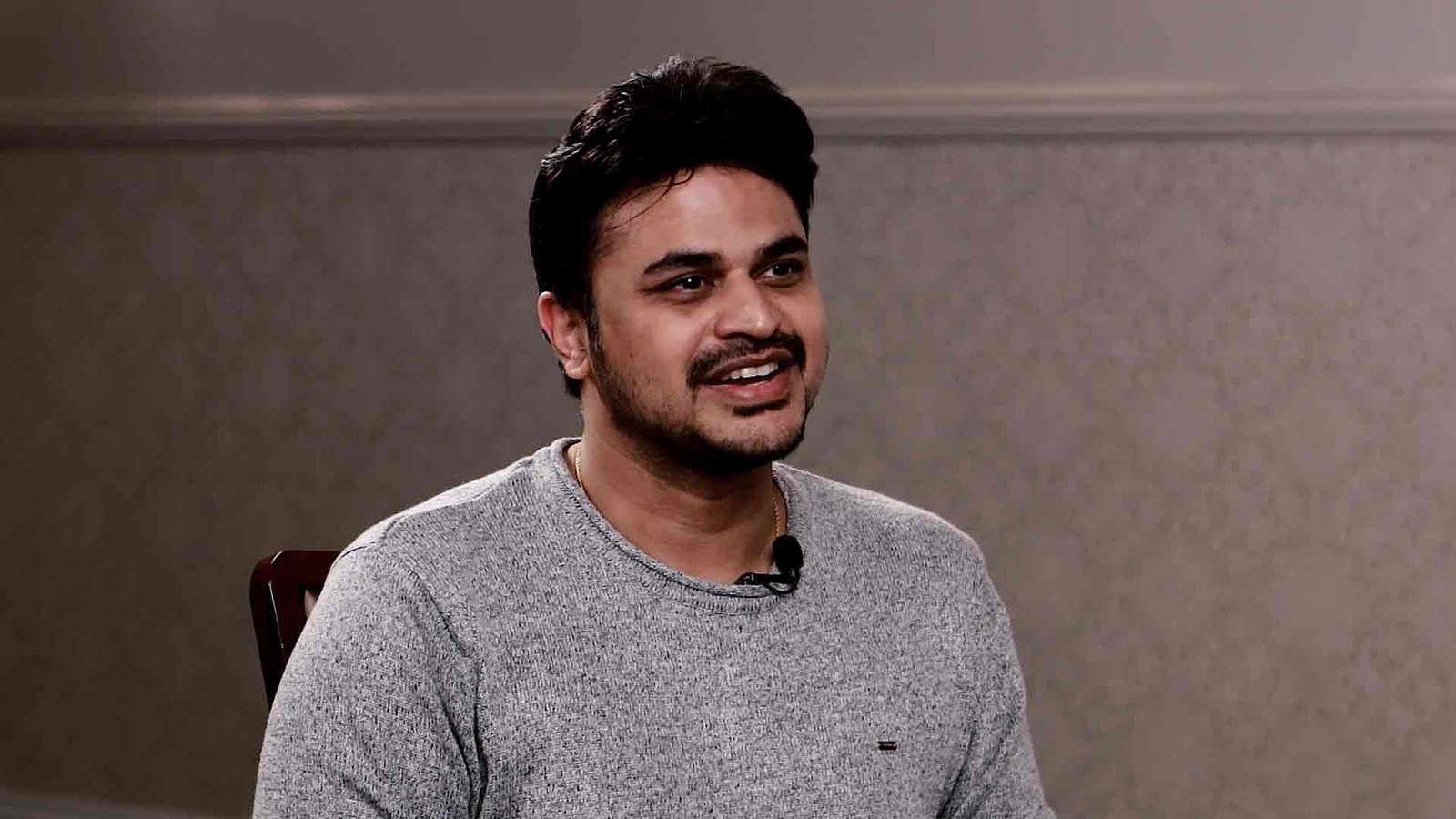Singer gaurav posing for the image