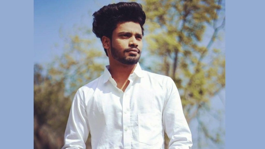 Sumit gowswami posing for the image