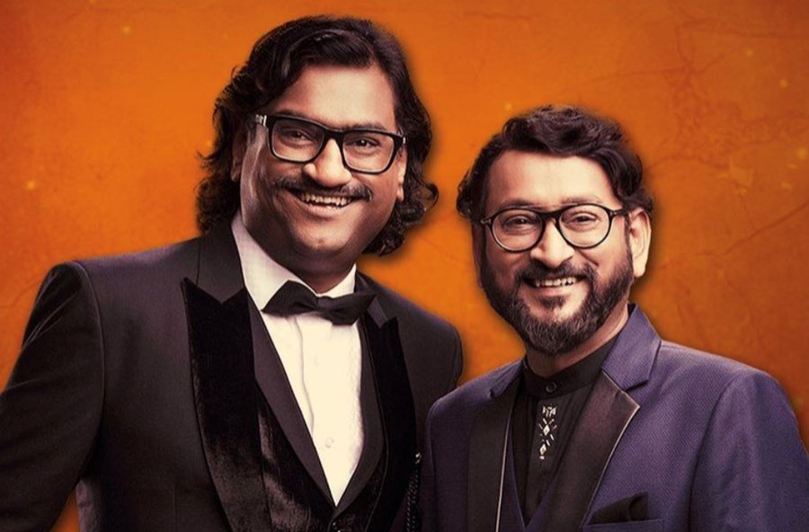 Ajay Atul posing for the image.